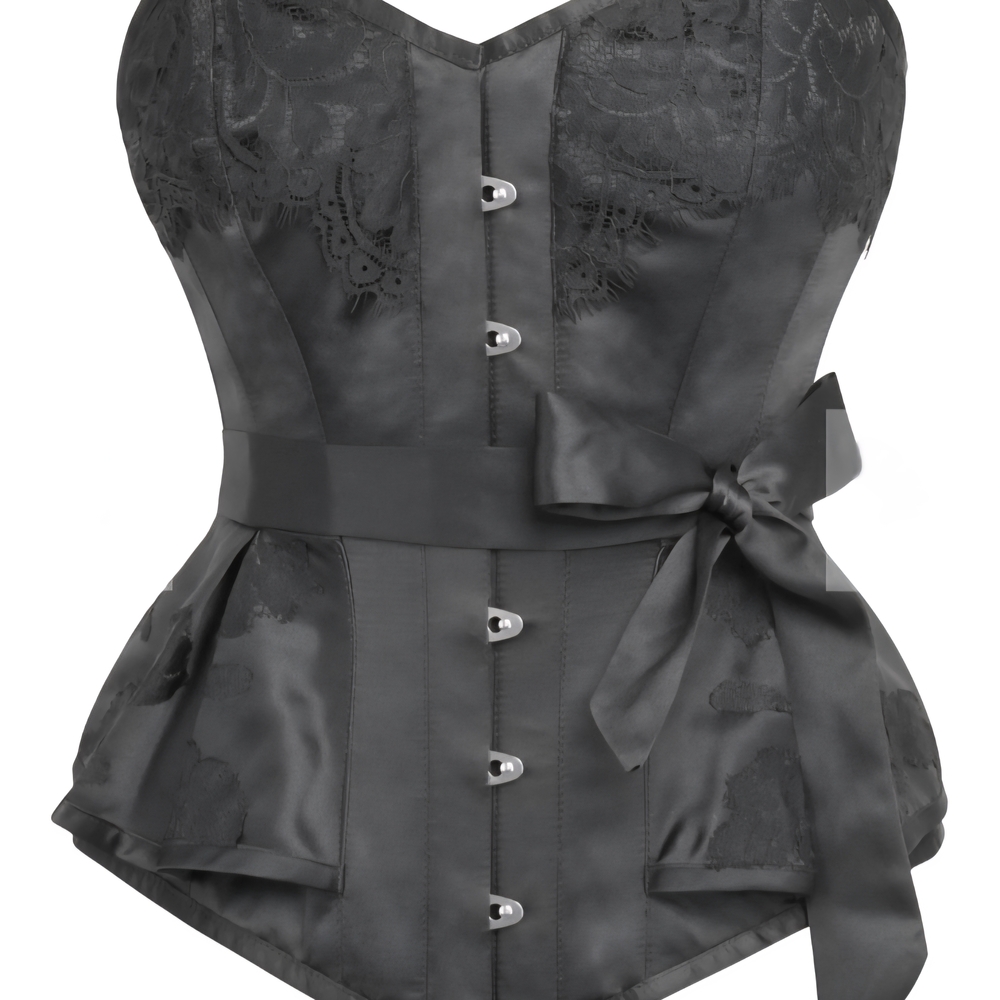 24" Elegant Black Shapewear Corset Top/ good for 27-28" natural waist